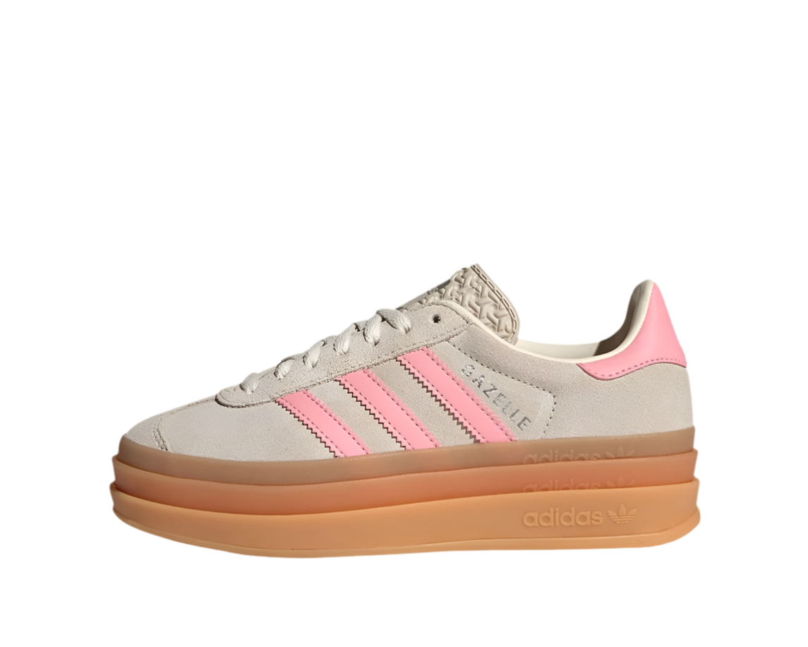 ADIDAS GAZELLE BOLD J ‘BEIGE SEMI PINK SPARK’