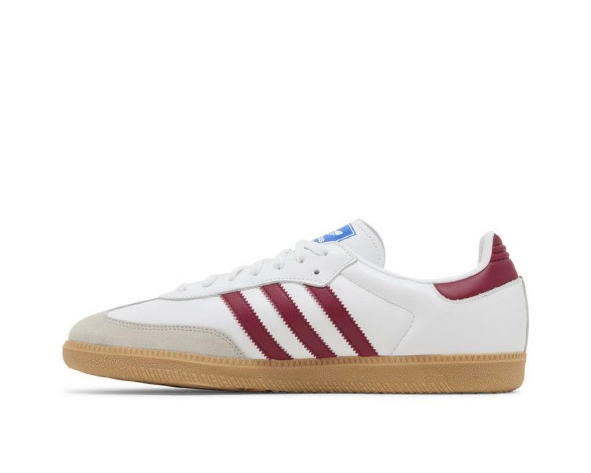 ADIDAS SAMBA OG ‘WHITE BURGUNDY GUM’