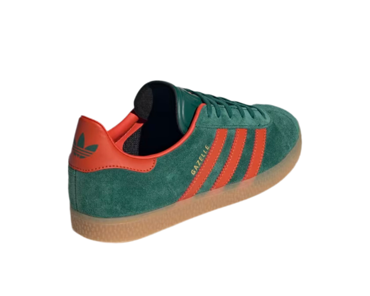 ADIDAS GAZELLE ‘COLLEGIETE GREEN PRELOVED RED’