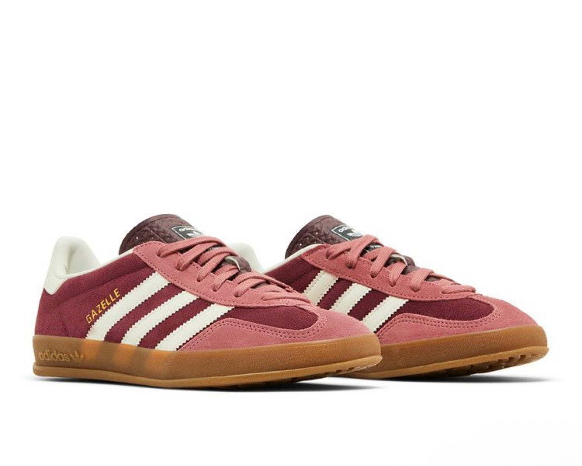 ADIDAS GAZELLE INDOOR ‘MAROON PRELOVED CRIMSON’