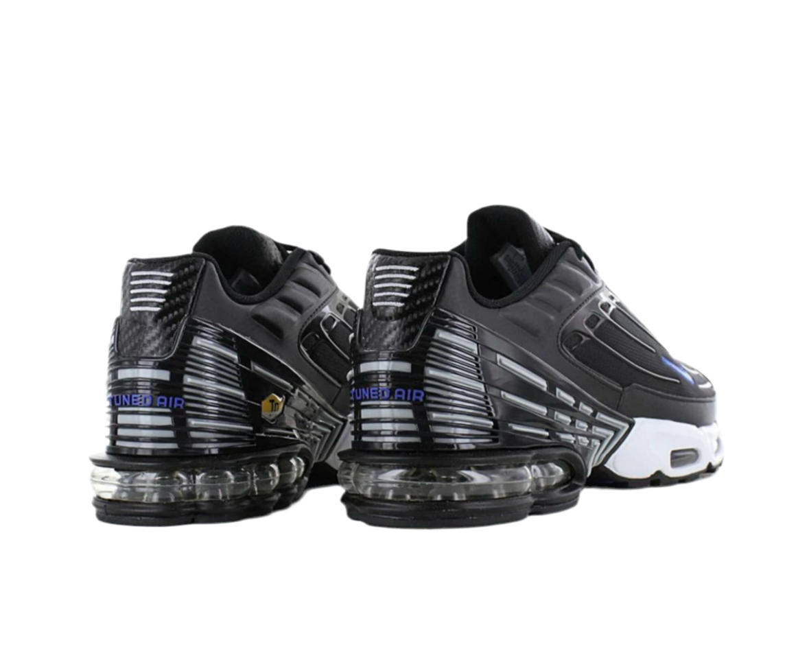 NIKE AIR MAX PLUS 3 ‘BLACK BLUE METALLIC SILVER’