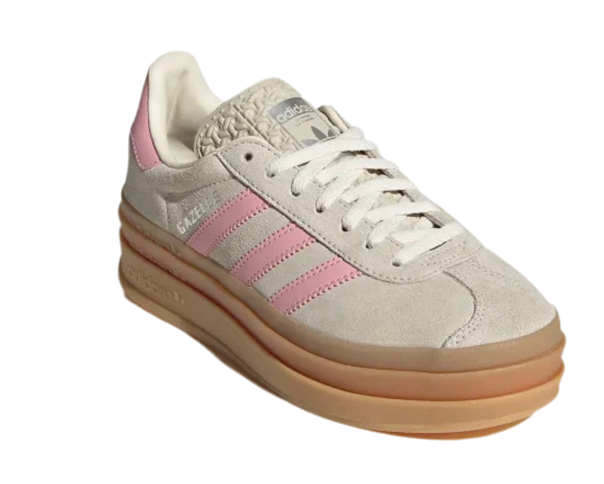 ADIDAS GAZELLE BOLD J ‘BEIGE SEMI PINK SPARK’