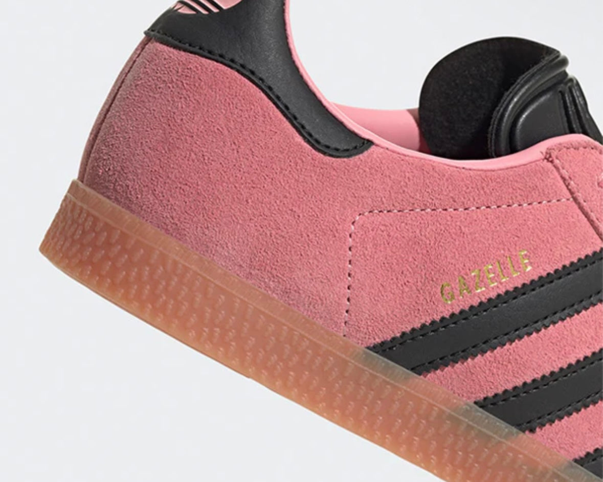ADIDAS GAZELLE J ‘SEMI PINK CORE BLACK’