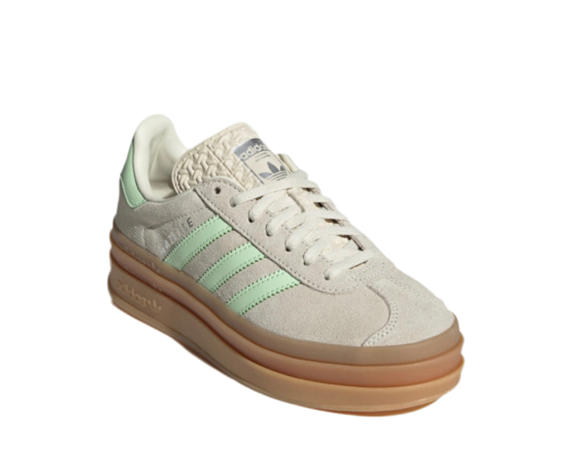 ADIDAS GAZELLE BOLD J ‘CREAM GREEN’