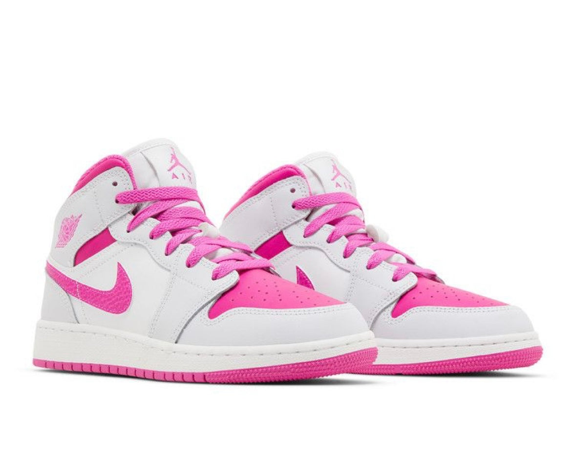 AIR JORDAN 1 MID GS ‘FIRE PINK’