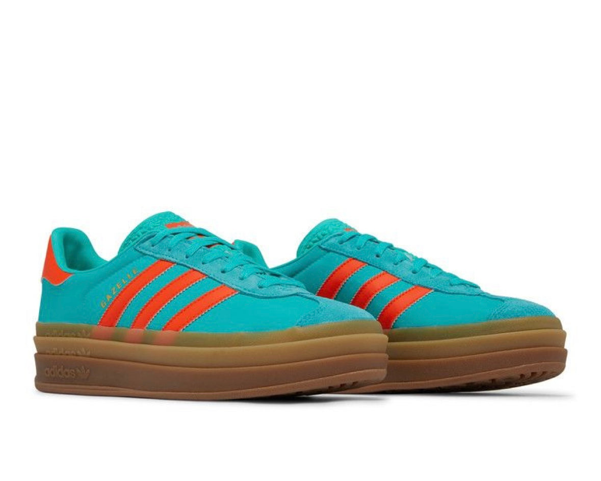 ADIDAS GAZELLE BOLD ‘MINT RUSH IMPACT ORANGE’