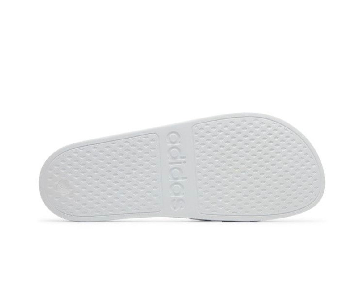 ADIDAS ADILETTE AQUA SLIDES ‘PLATINUM METALLIC’