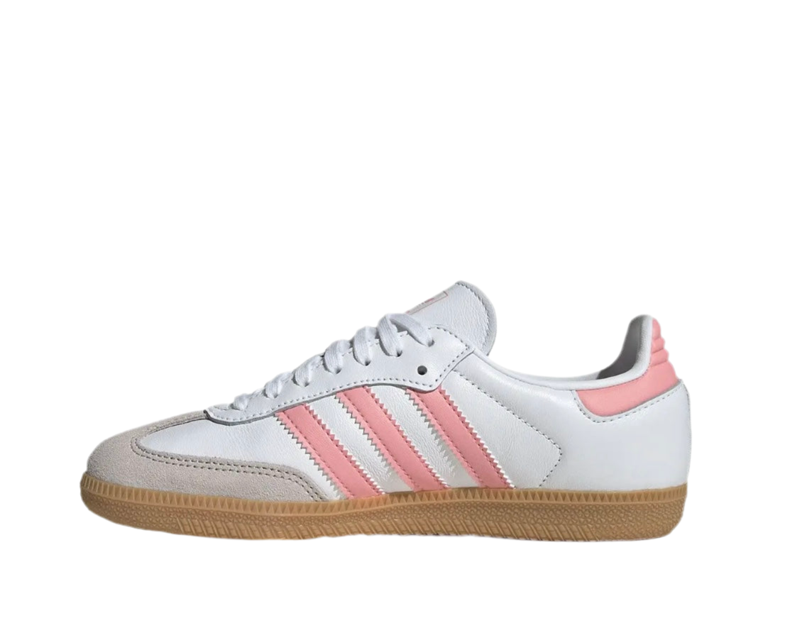 ADIDAS SAMBA OG J ‘WHITE SEMI PINK SPARK’