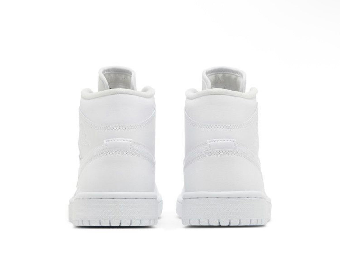 AIR JORDAN 1 MID ‘TRIPLE WHITE’