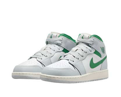 AIR JORDAN 1 MID GS ‘SUMMIT WHITE PINE GREEN’