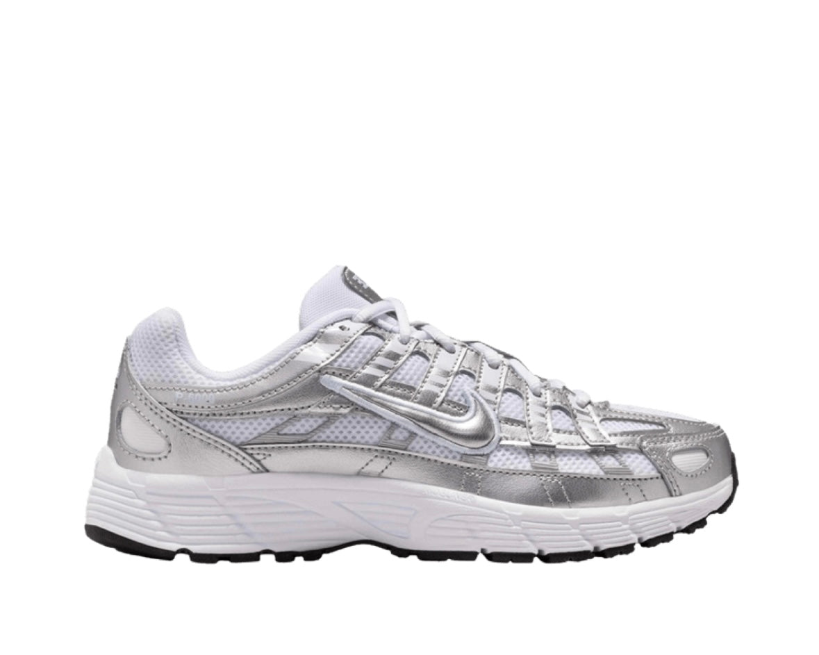 NIKE P-6000 GS ‘WHITE METALLIC SILVER’