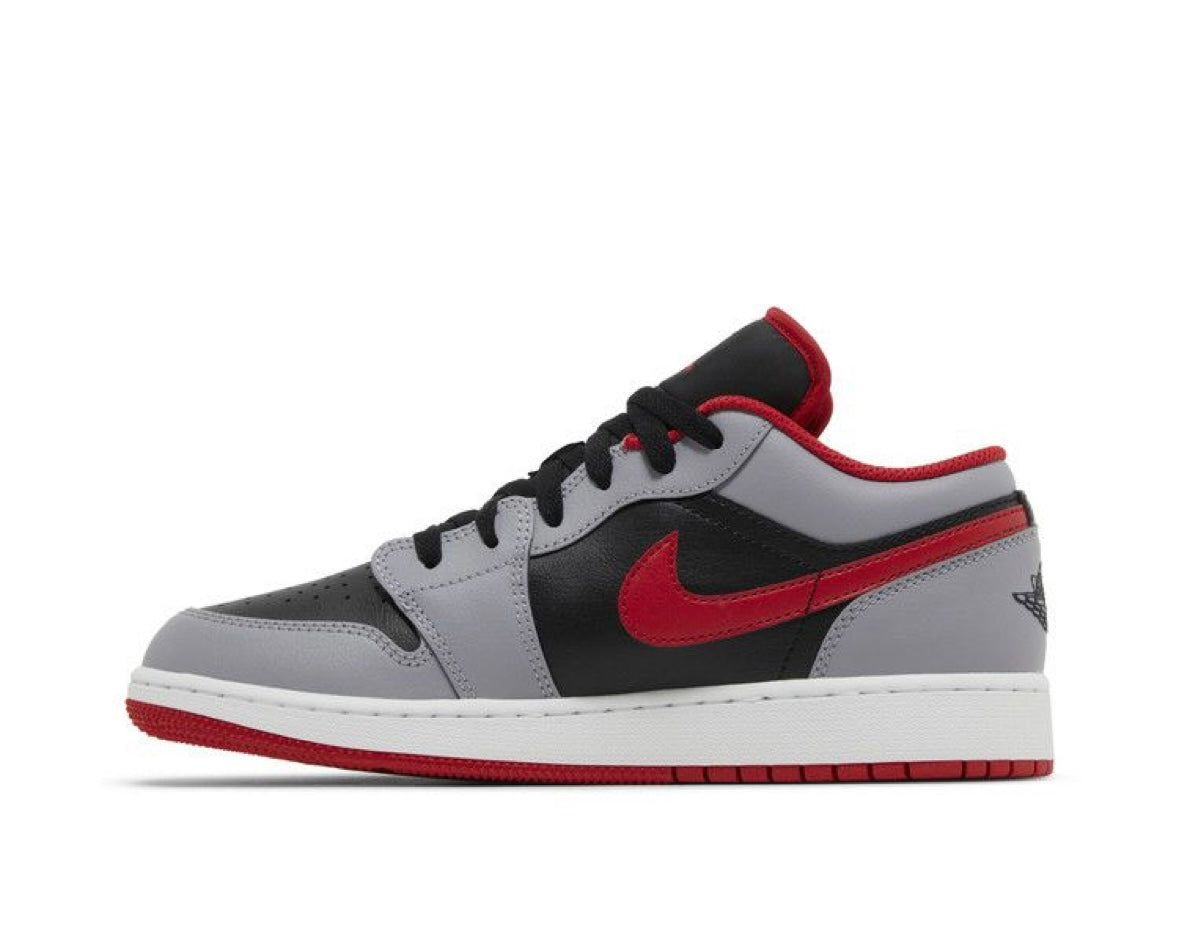 AIR JORDAN 1 LOW GS ‘CEMENT FIRE RED’