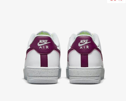 NIKE AIR FORCE 1 NN CRATER GS ‘WHITE SANGRIA’