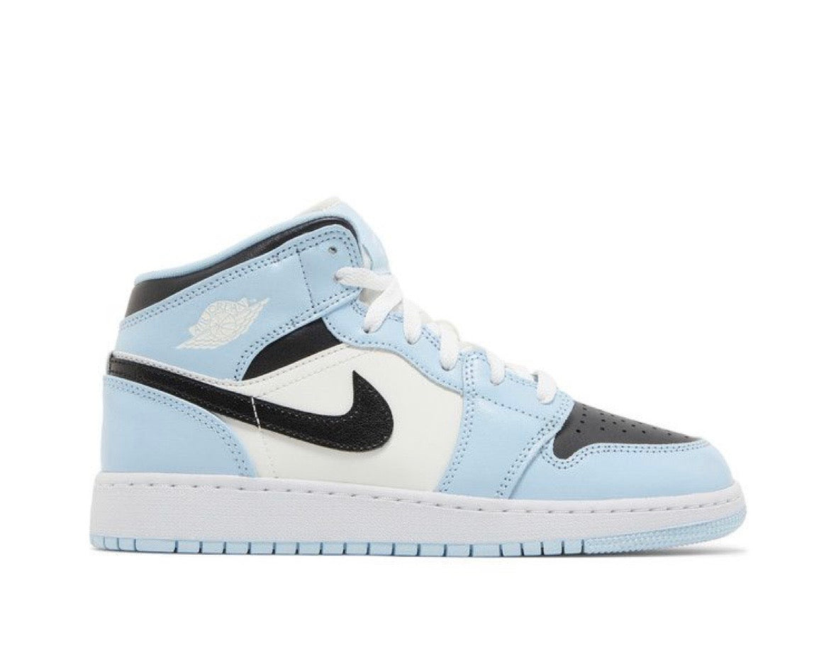 AIR JORDAN 1 MID GS ‘ICE BLUE’