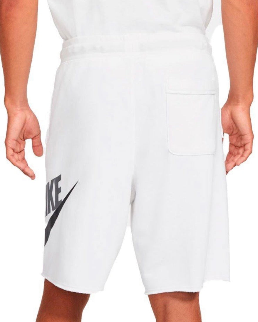 NIKE SPORTSWEAR ALUMNI SHORTS ‘WHITE BLACK’