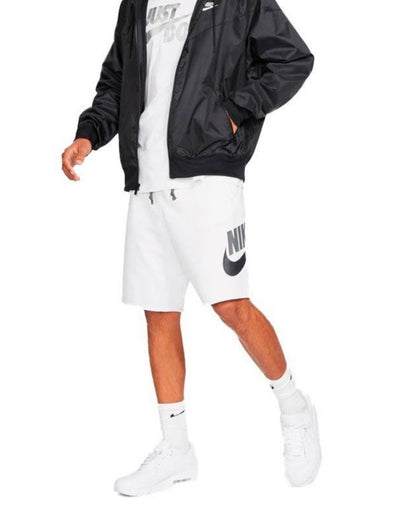 NIKE SPORTSWEAR ALUMNI SHORTS ‘WHITE BLACK’