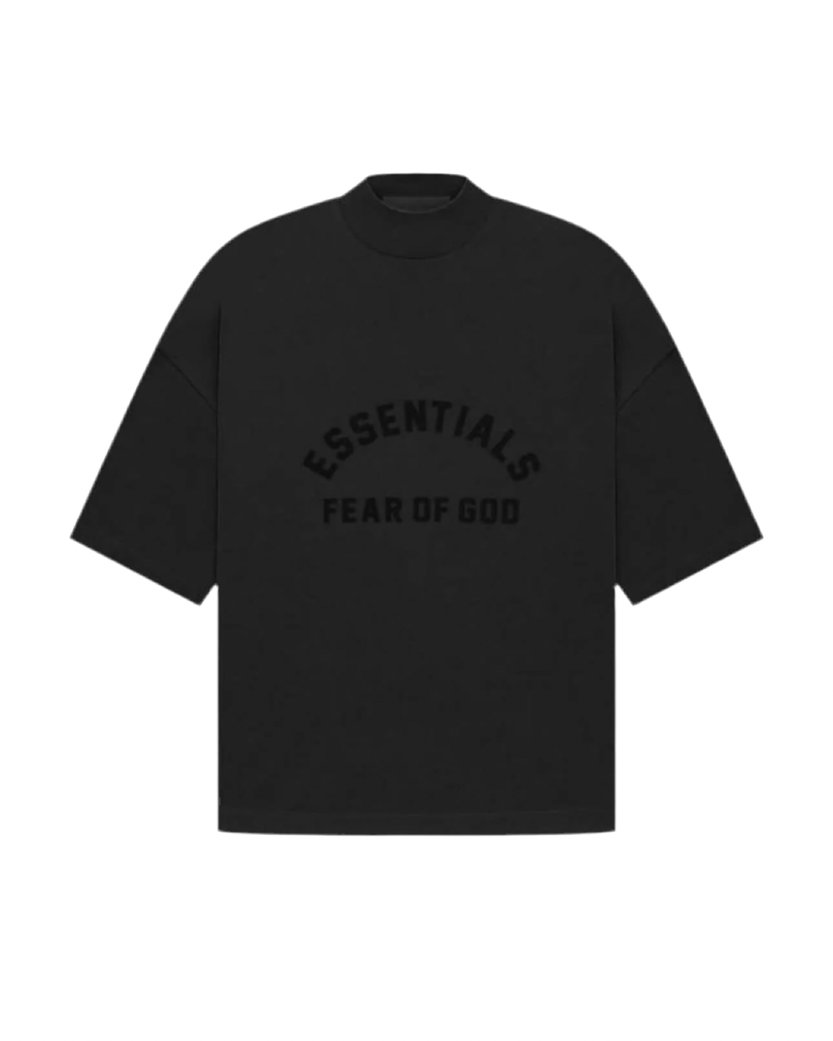 FEAR OF GOD ESSENTIALS CREWNECK T-SHIRT ‘JET BLACK’