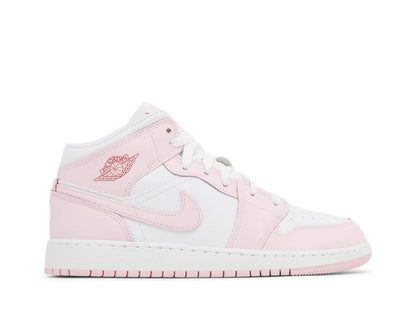 AIR JORDAN 1 MID PINK FOAM FIRE RED’