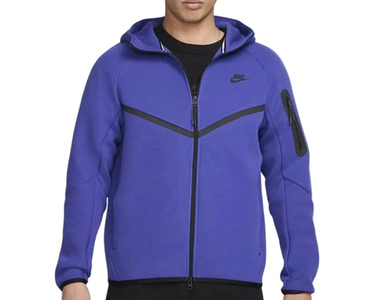 NIKE TECH FLEECE FULL-ZIP UP HOODIE ‘DEEP NIGHT/BLACK’