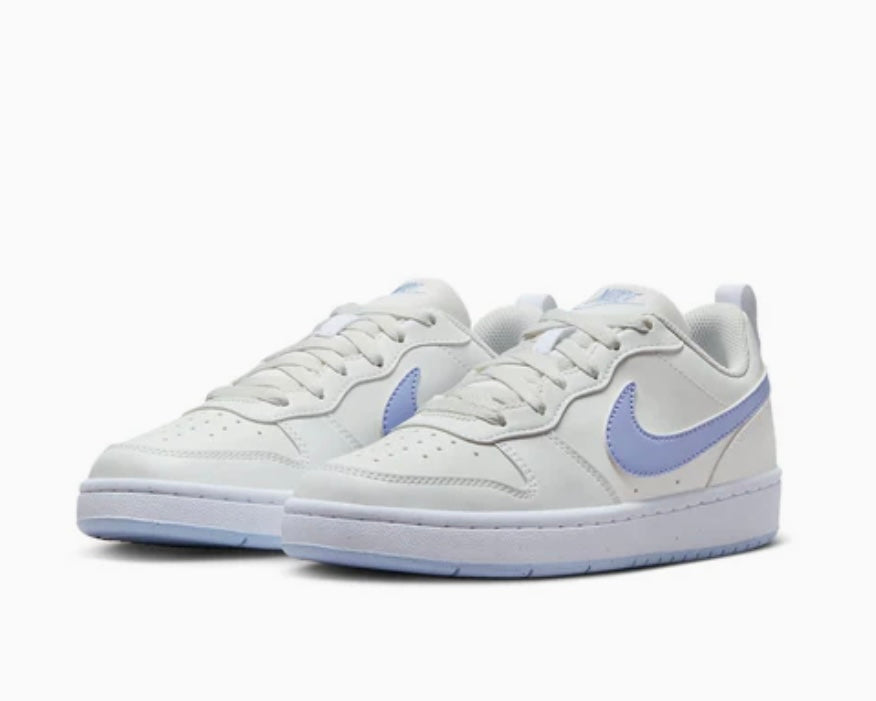 NIKE COURT BOROUGH LOW RECRAFT GS ‘SUMMIT WHITE COBALT BLISS’