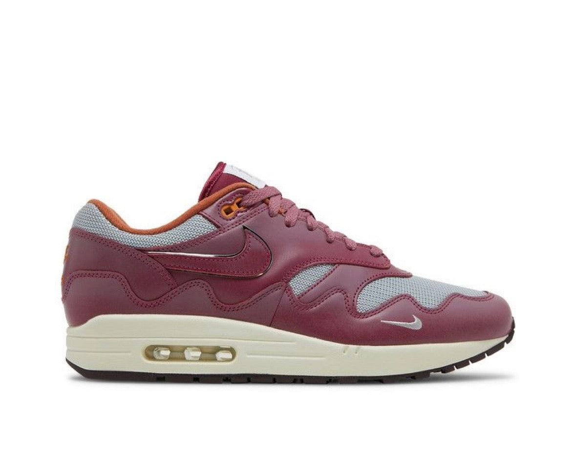 PATTA X NIKE AIR MAX 1 ‘RUSH MAROON’