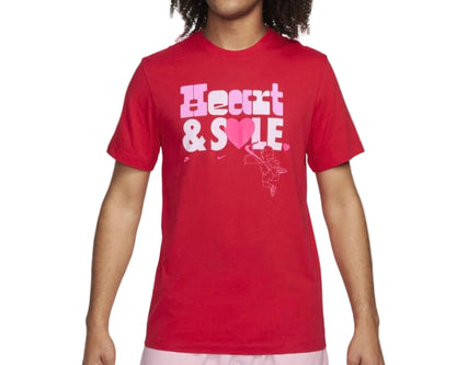 NIKE SPORTSWEAR HEART&SOLE UNIVERSITY RED T-SHIRT
