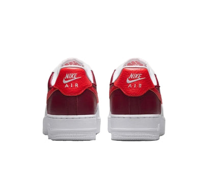 NIKE AIR FORCE 1 ‘07 ‘WHITE RED BURGUNDY’
