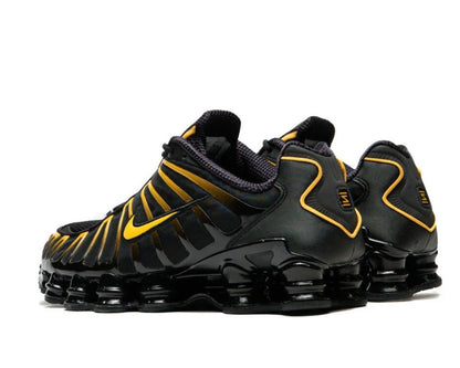 NIKE SHOX TL ‘BLACK UNIVERSITY GOLD’