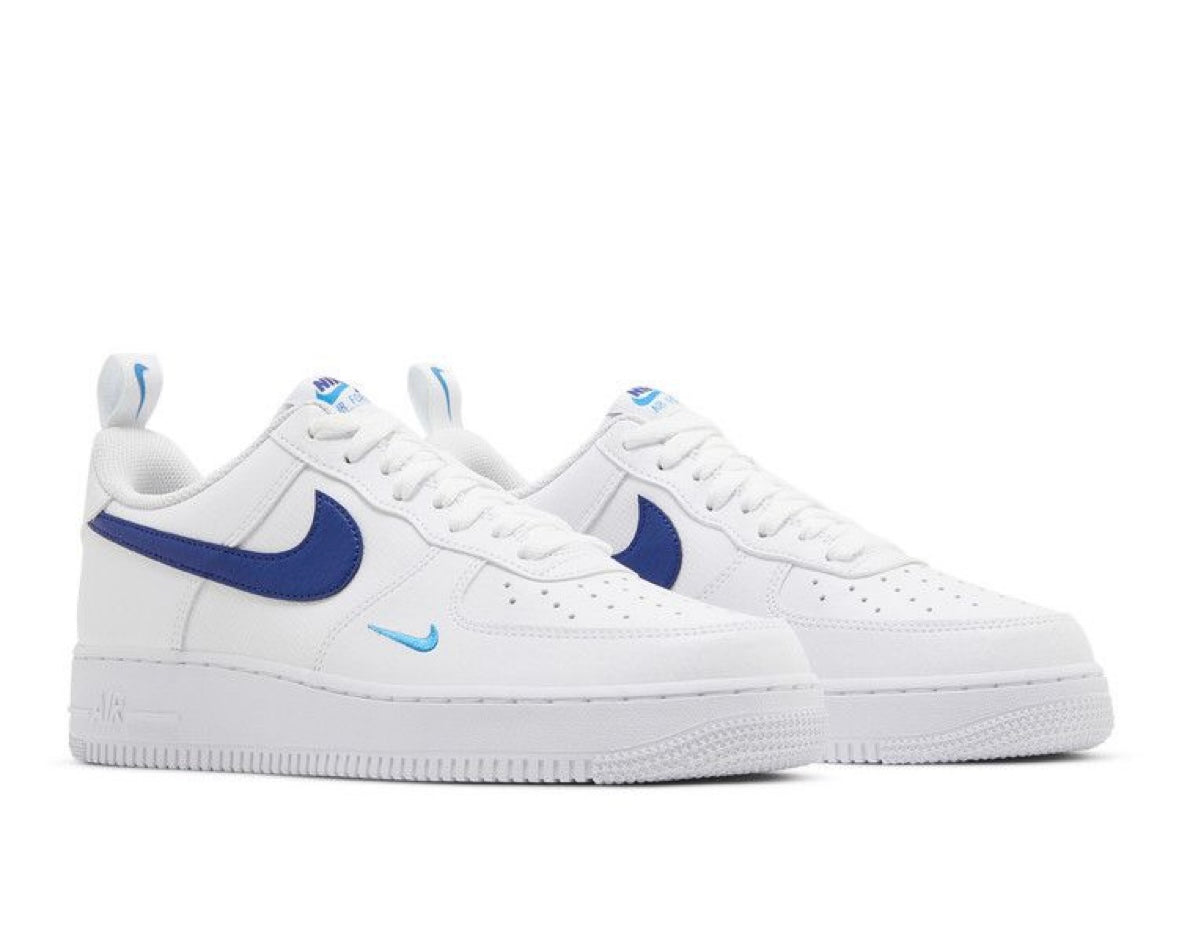 NIKE AIR FORCE 1 ‘07 ‘WHITE DEEP ROYAL BLUE’