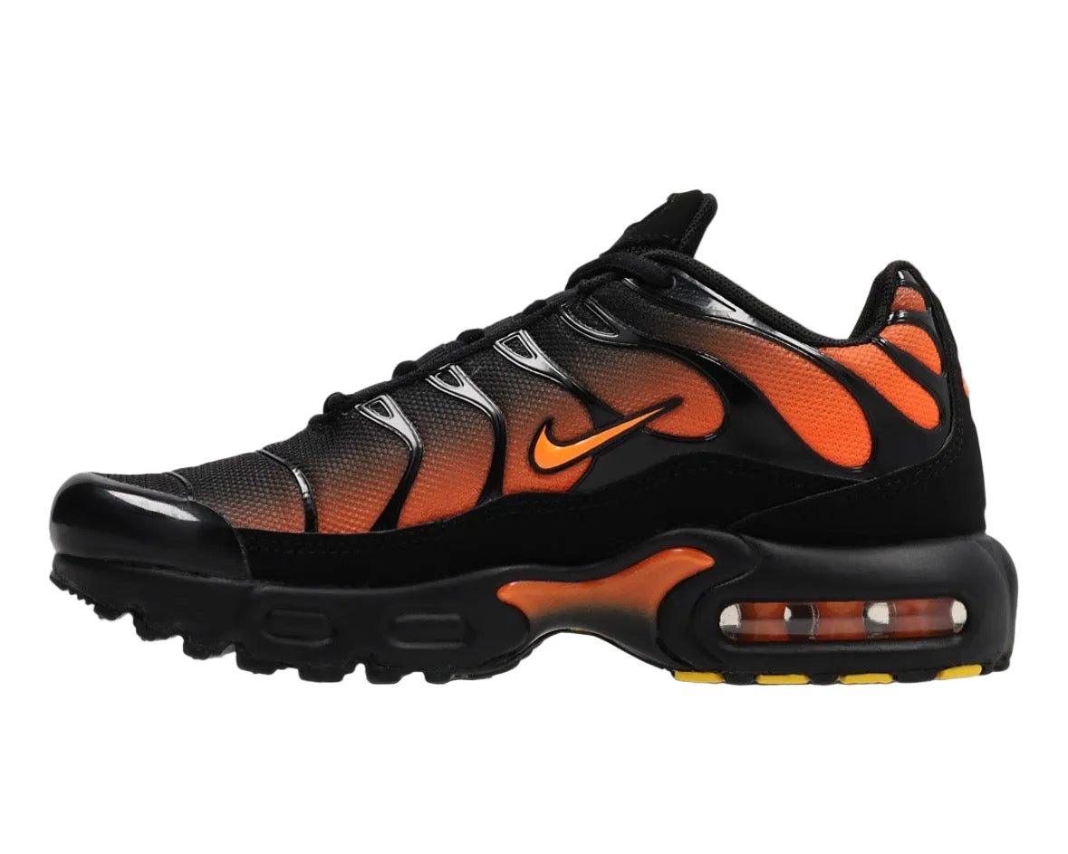 NIKE AIR MAX PLUS TN GS ‘BLACK TOTAL ORANGE’
