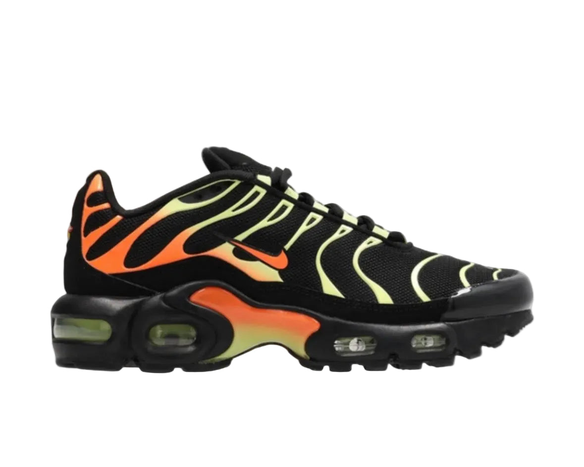 NIKE AIR MAX PLUS TN GS ‘BLACK ORANGE YELLOW’