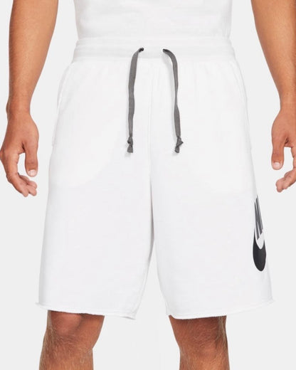 NIKE SPORTSWEAR ALUMNI SHORTS ‘WHITE BLACK’