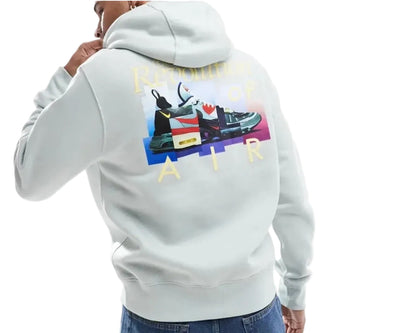 NIKE SPORTSWEAR CLUB AIR MAX GRAPHIC HOODIE ‘LIGHT GREEN’