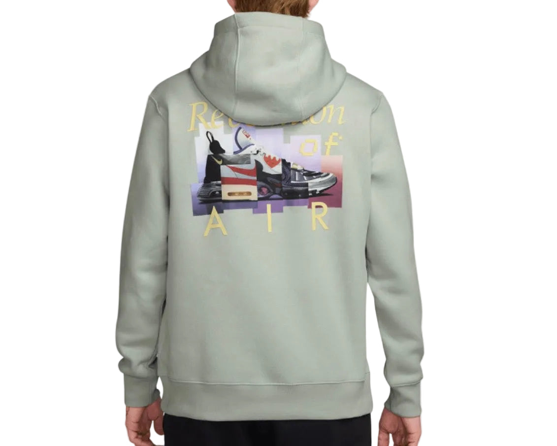 NIKE SPORTSWEAR CLUB AIR MAX GRAPHIC HOODIE ‘LIGHT GREEN’