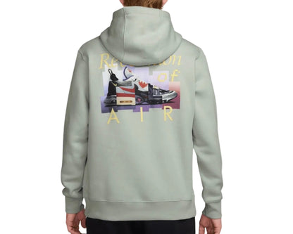 NIKE SPORTSWEAR CLUB AIR MAX GRAPHIC HOODIE ‘LIGHT GREEN’