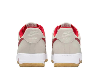 NIKE AIR FORCE 1 ‘07 LV8 ‘PHOTON DUST VARSITY RED’