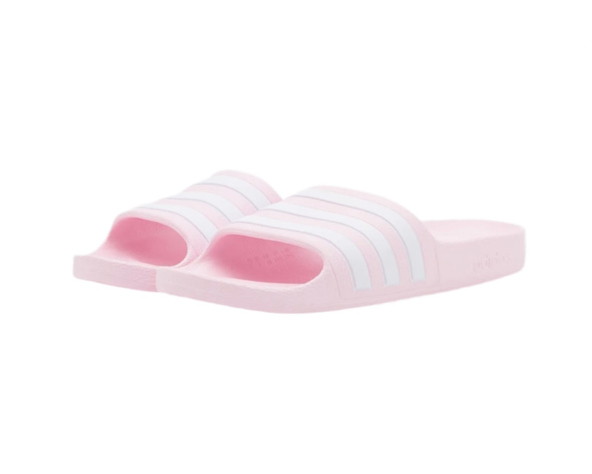 ADIDAS ADILETTE AQUA J ‘CLEAR PINK WHITE’