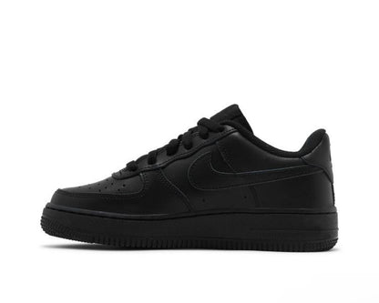 NIKE AIR FORCE 1 LE GS ‘TRIPLE BLACK’