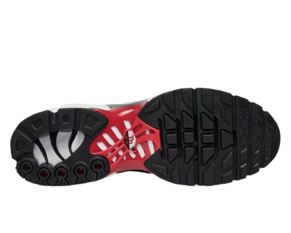 NIKE AIR MAX PLUS GS ‘PURE PLATINUM UNIVERSITY RED’
