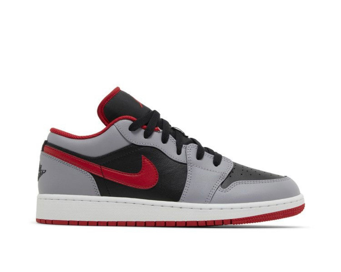 AIR JORDAN 1 LOW GS ‘CEMENT FIRE RED’