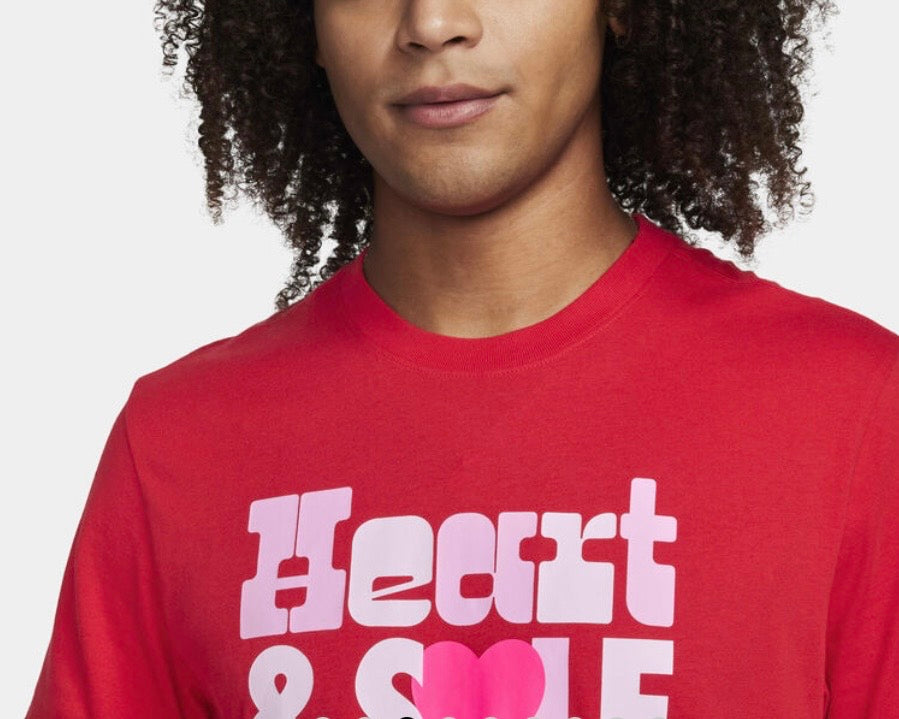 NIKE SPORTSWEAR HEART&SOLE UNIVERSITY RED T-SHIRT