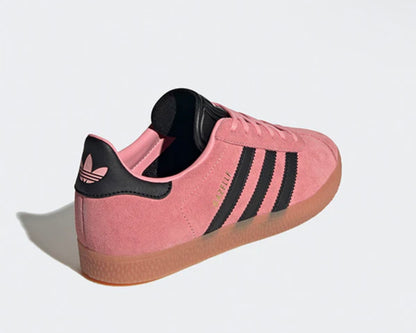 ADIDAS GAZELLE J ‘SEMI PINK CORE BLACK’