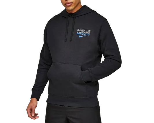 NIKE SPORTSWEAR GRAPHIC OVERHEAD HOODIE ‘BLACK’