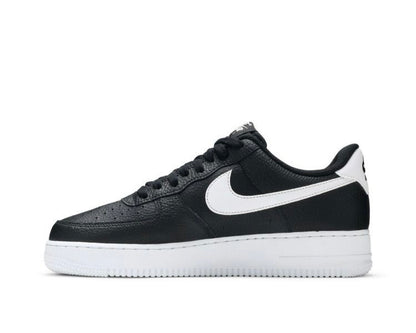 NIKE AIR FORCE 1 ‘07 ‘BLACK WHITE - TUMBLED’