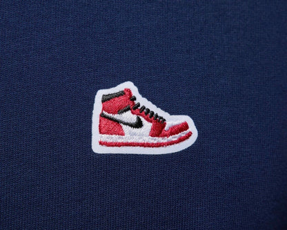 JORDAN ‘JORDAN 1 SNEAKER PATCH’ T-SHIRT ‘NAVY’