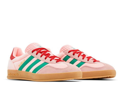 ADIDAS GAZELLE INDOOR ‘GLOW PINK COURT GREEN’