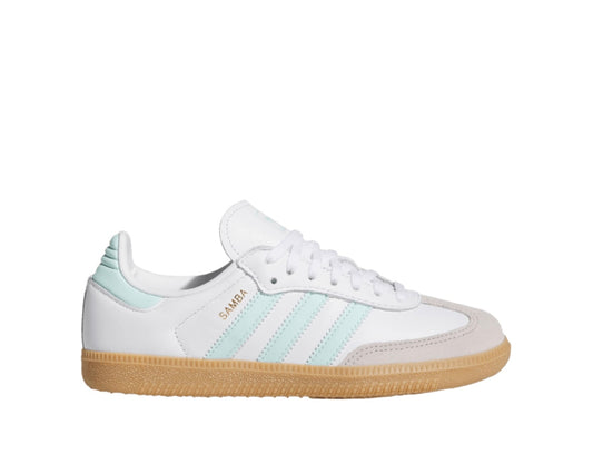 ADIDAS SAMBA OG J ‘WHITE SEMI FLASH AQUA’