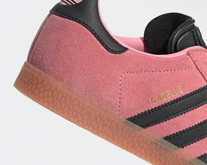 ADIDAS GAZELLE J ‘SEMI PINK CORE BLACK’