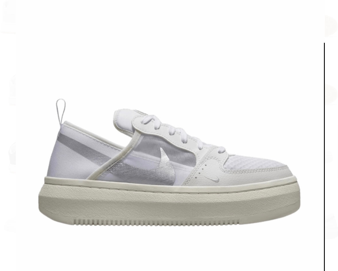 NIKE COURT VISION ALTA WMNS ‘WHITE METALLIC SILVER’