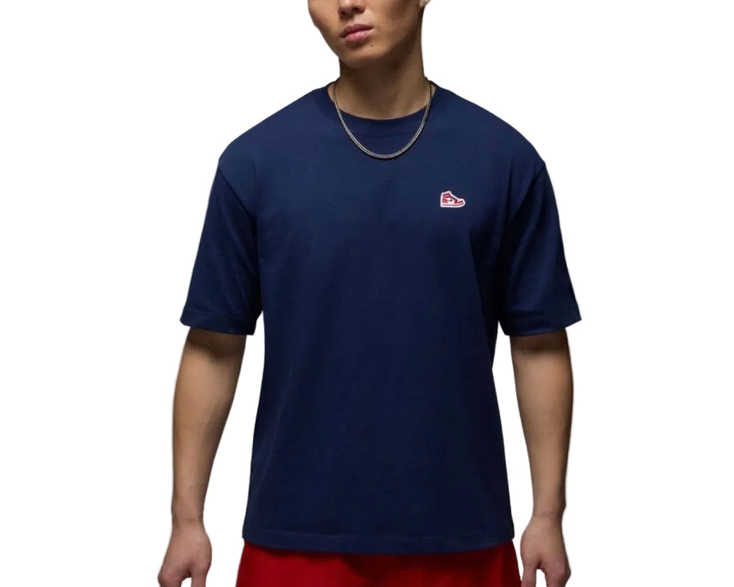 JORDAN ‘JORDAN 1 SNEAKER PATCH’ T-SHIRT ‘NAVY’